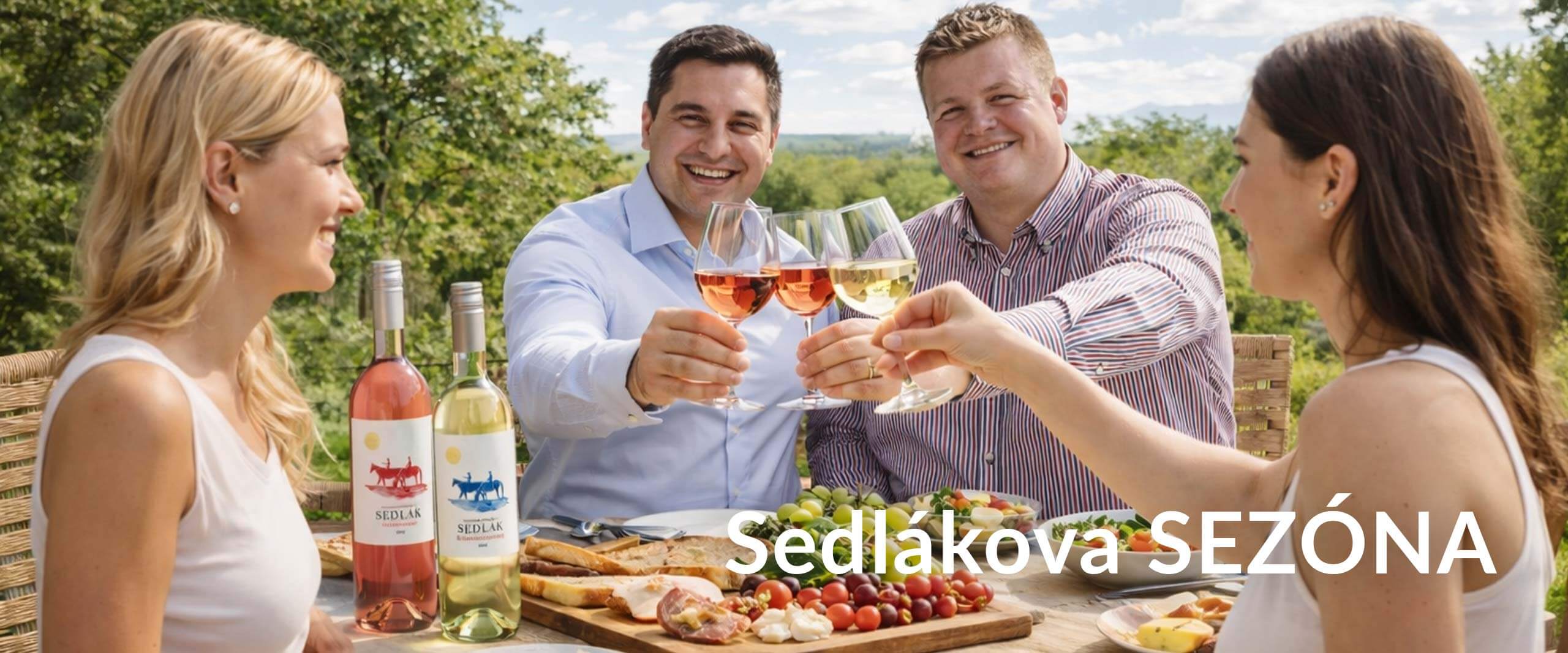 Sedlákovo letní víno 2025 & Sedlákovo letní rosé 2025