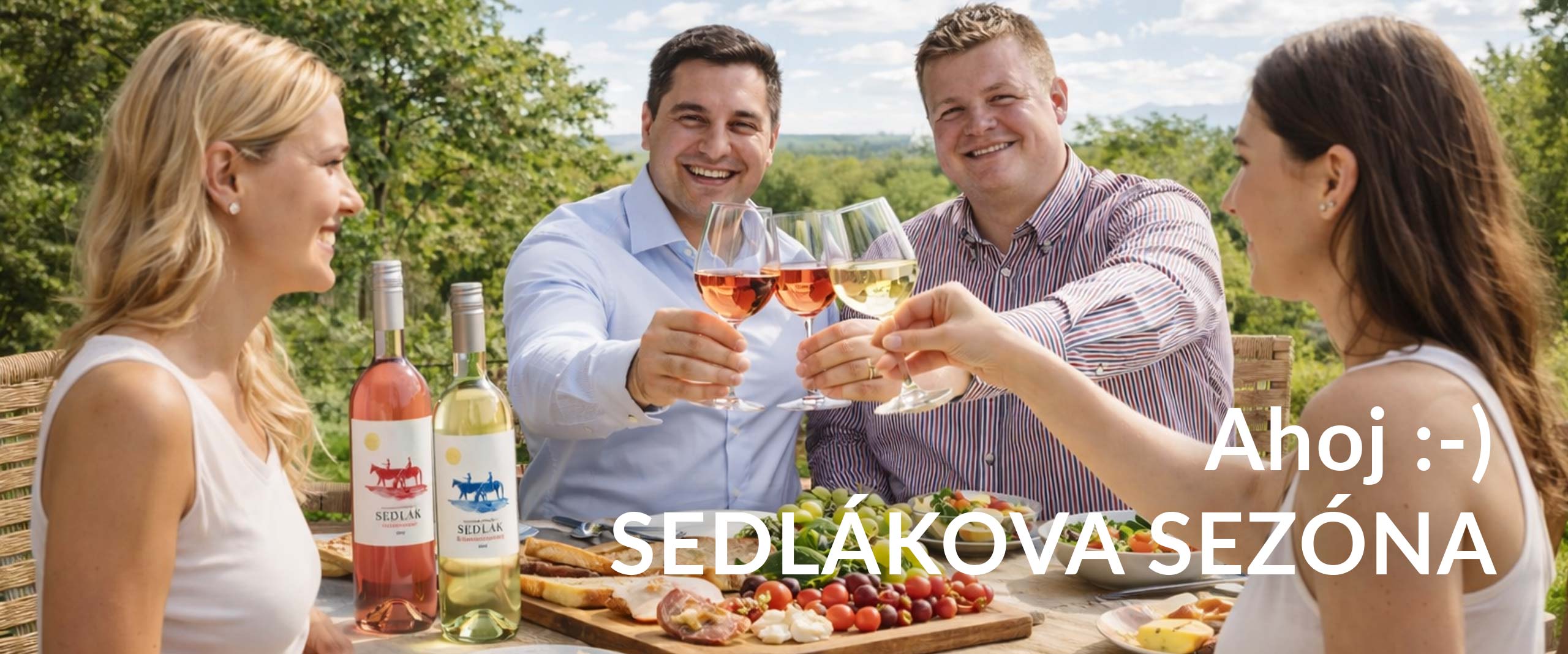 Sedlákovo letní víno 2025 & Sedlákovo letní rosé 2025