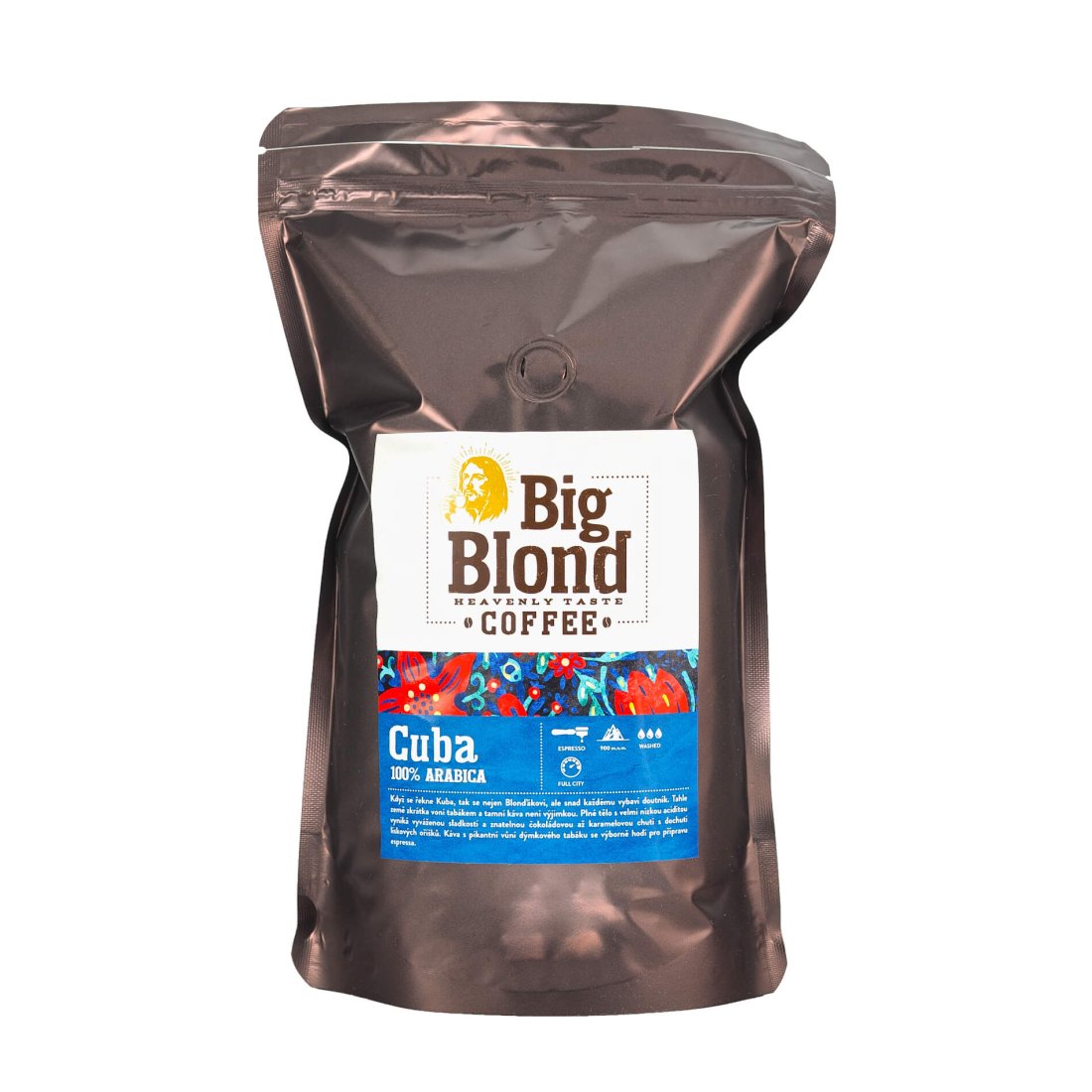 CUBA Serrano Lavado 100% arabica BIG BLOND COFFEE 500 g