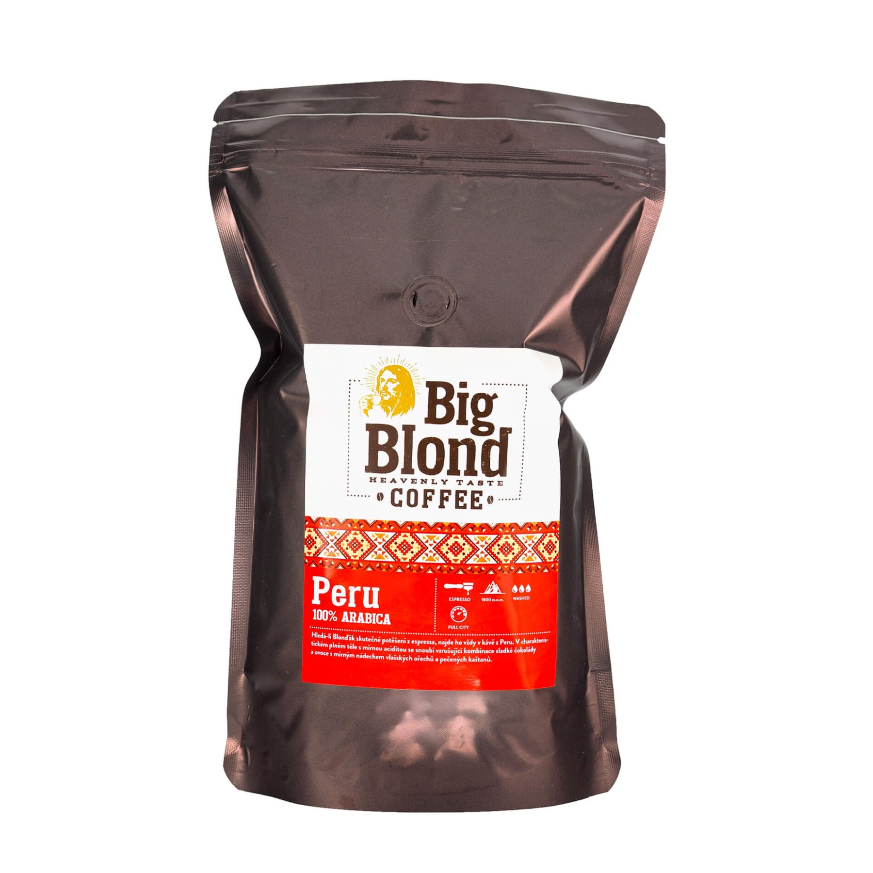 PERU organic washed grade 1 100% arabica BIG BLOND COFFEE 500 g