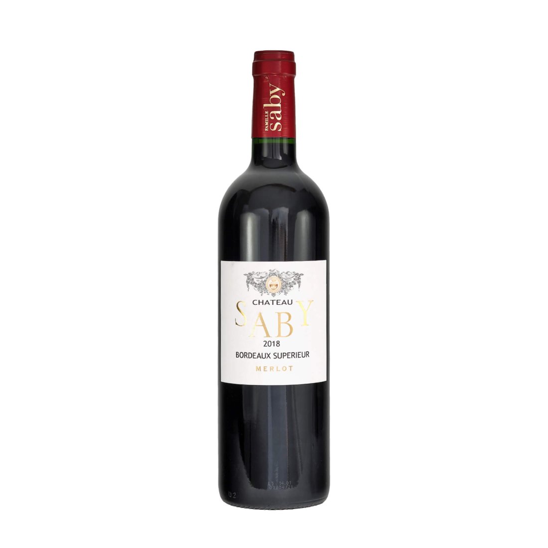 Merlot Bordeaux Supérieur AOC 2020 FAMILLE SABY