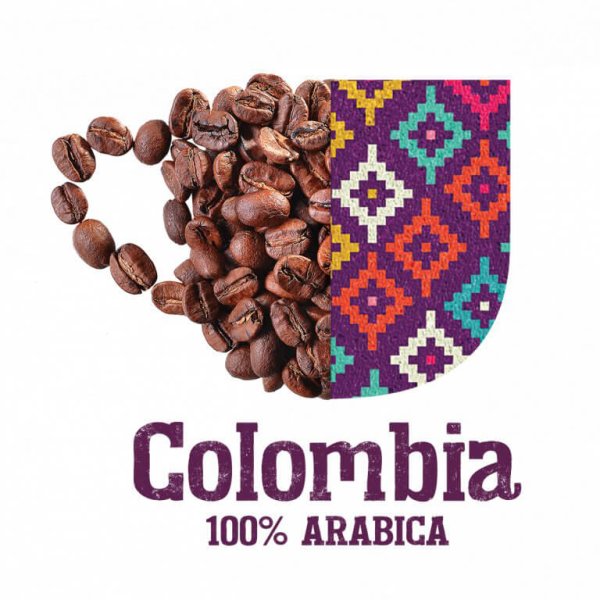 COLOMBIA Supremo 100% arabica BIG BLOND COFFEE 500 g
