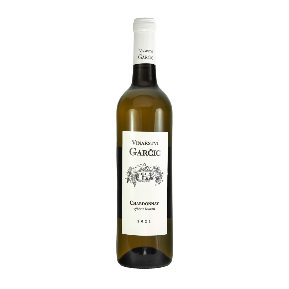 Chardonnay SLUNNÝ VRCH 2021 výběr z hroznů GARČIC suché š. 192