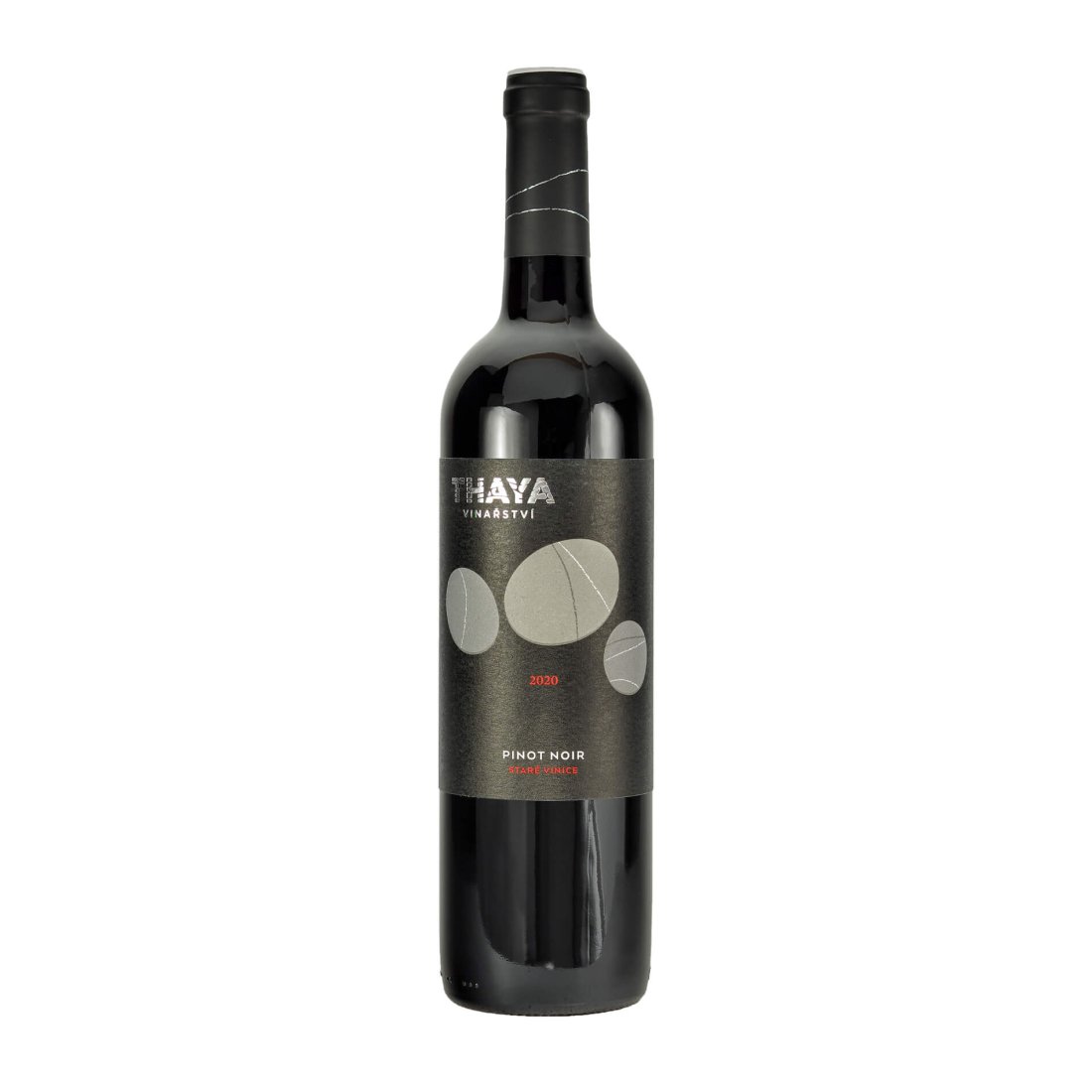 Pinot Noir STARÉ VINICE 2020 "Premium" moravské zemské víno THAYA suché š. PN/2029