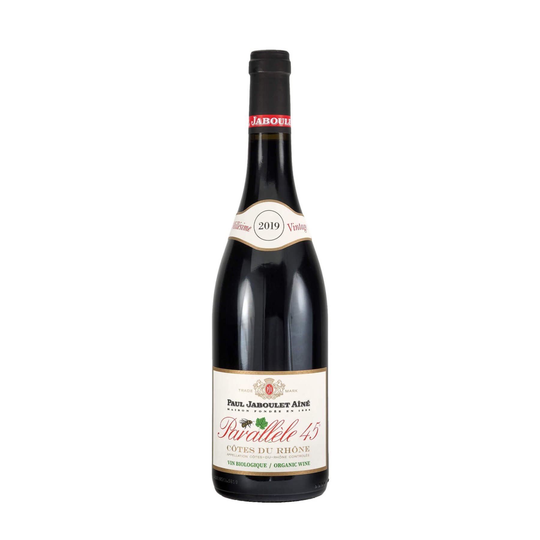 PARALLĖLE 45 rouge Côtes du Rhône AOC 2020 PAUL JABOULET AÎNÉ