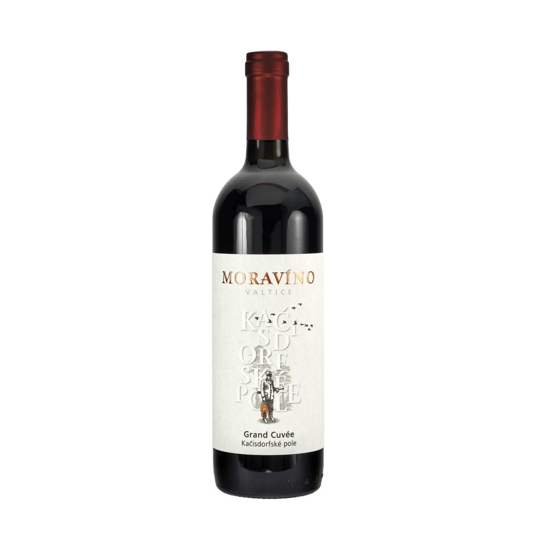 Grand cuvée červené Svatovavřinecké & Cabernet Sauvignon 2020 pozdní sběr MORAVÍNO "Kačisdorfské pole" suché š. 914