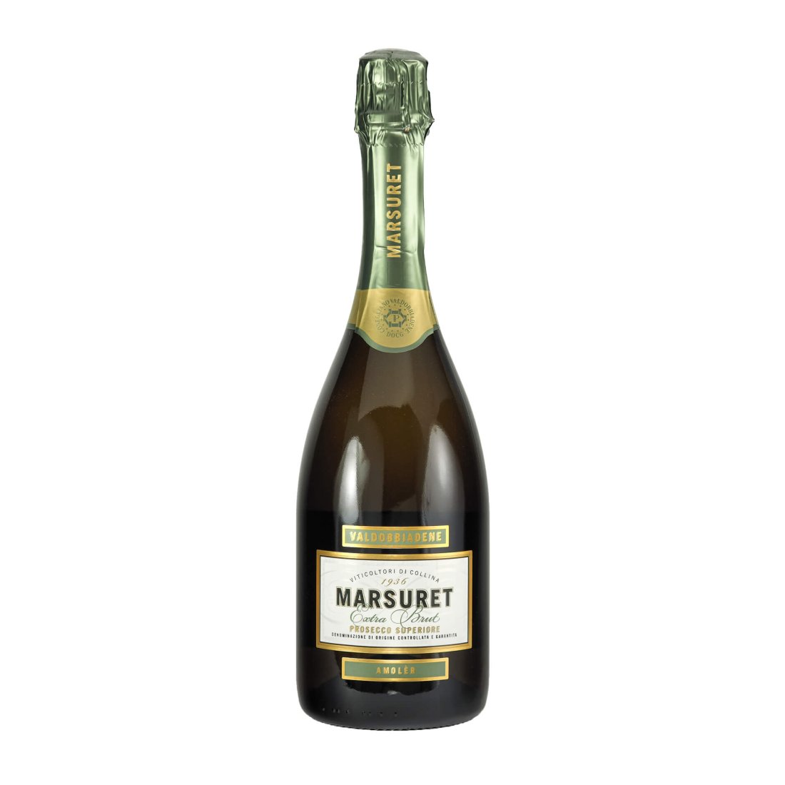 AMOLĖR Prosecco Valdobbiadene DOCG Extra Brut MARSURET