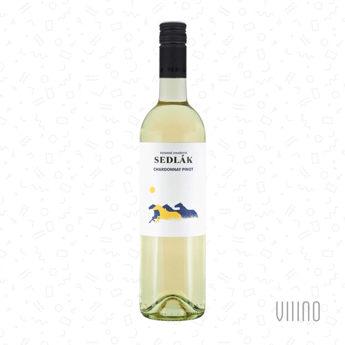 Chardonnay–Pinot 2023 moravské zemské víno SEDLÁK suché š. 3/23