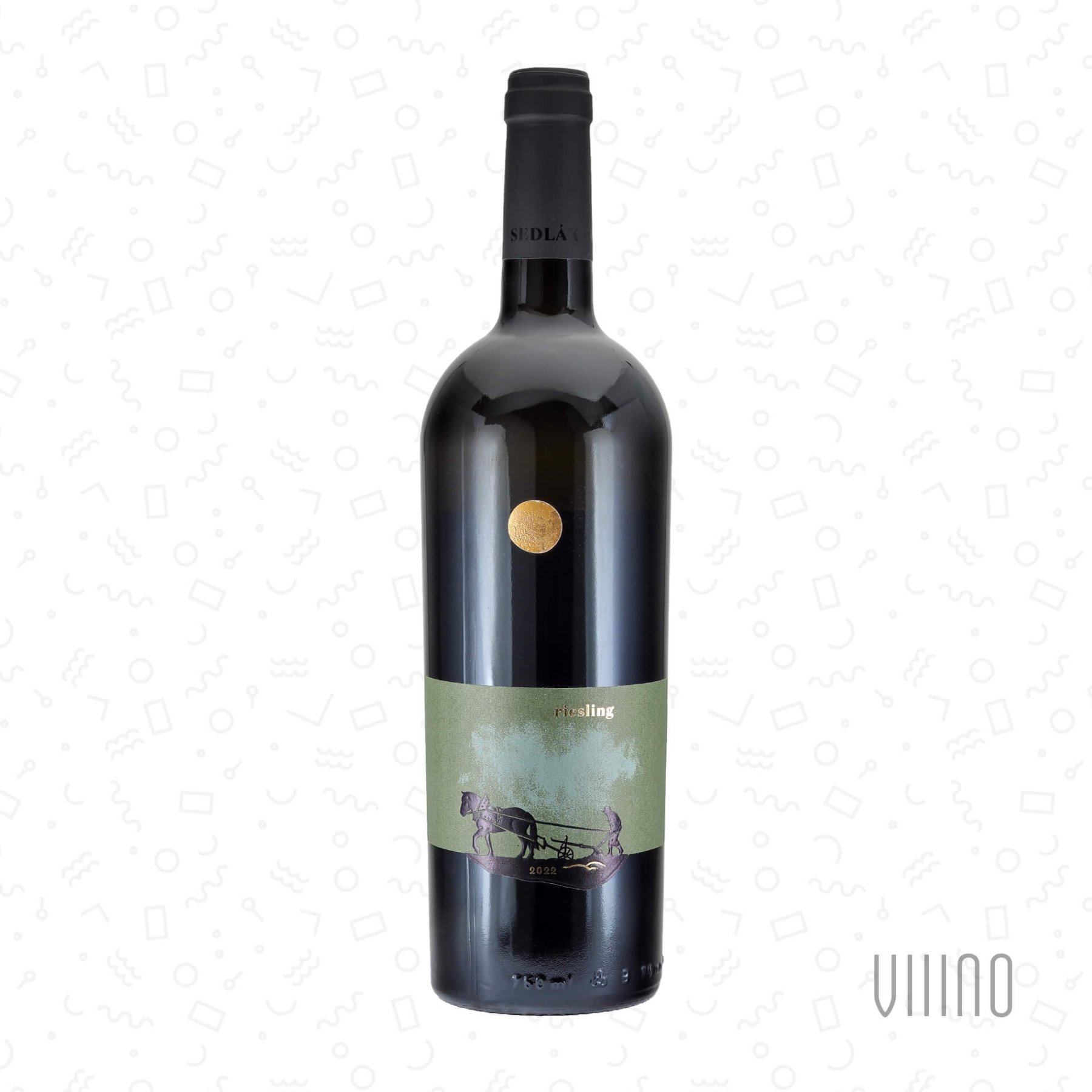 Riesling PŘEDNÍ HORA 2022 ICONE moravské zemské víno SEDLÁK suché š. 23/22