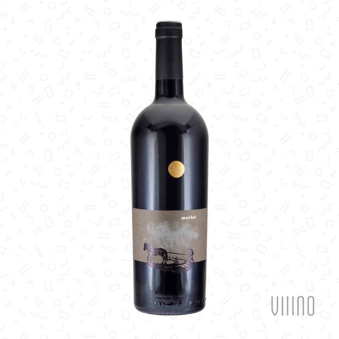 Merlot PŘEDNÍ HORA 2021 ICONE moravské zemské víno SEDLÁK suché š. 14/21