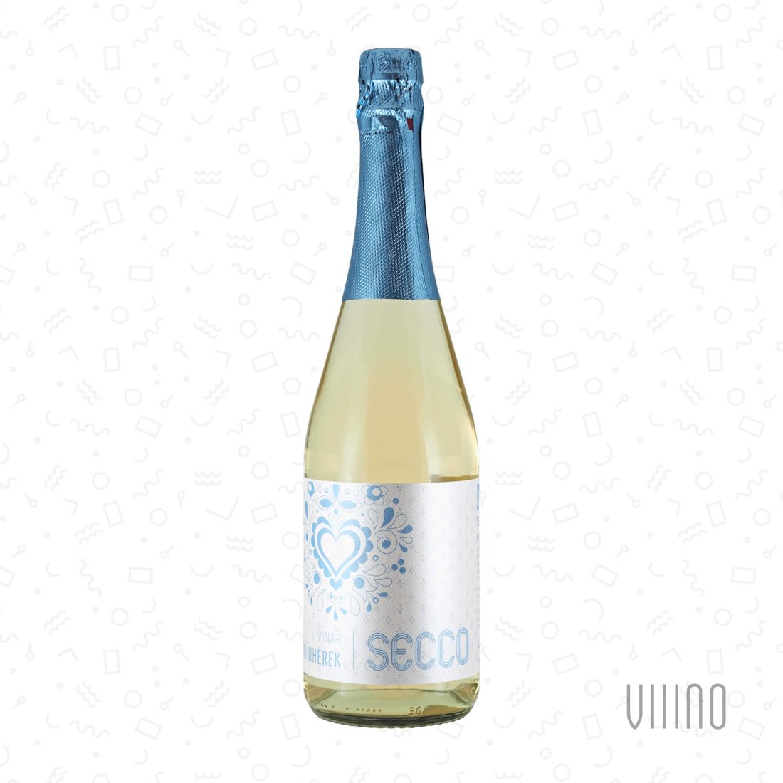 Frizzante SECCO Muškát & Sauvignon 2023 perlivé víno UHEREK suché š. 1823NS