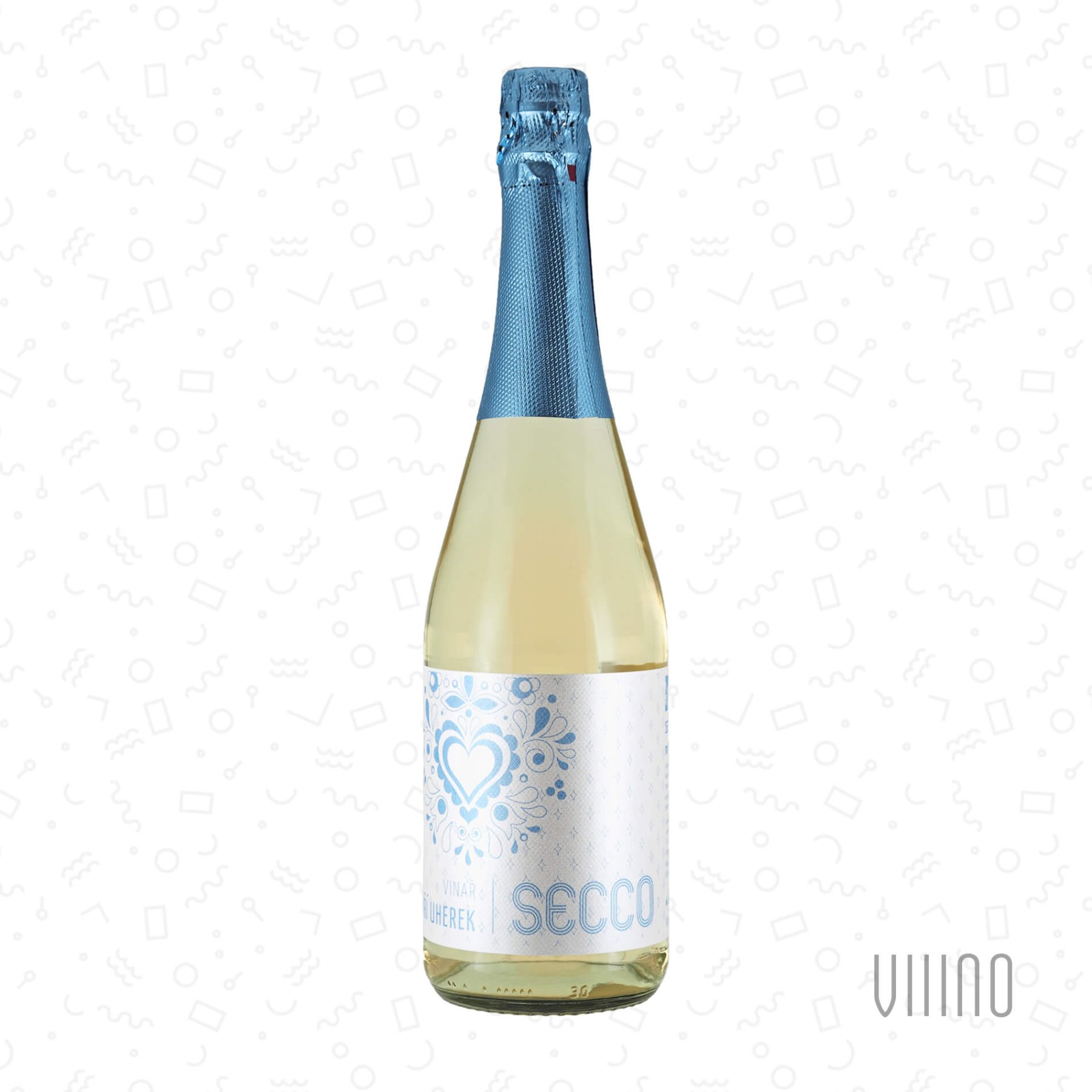 Frizzante SECCO Muškát & Sauvignon 2023 perlivé víno UHEREK suché š. 1823NS