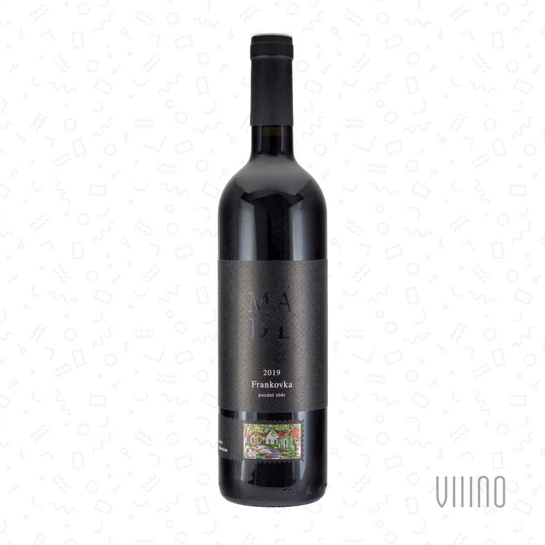 Frankovka barrique PŘEDNÍ HORA 2019 pozdní sběr MÁDL suché š. 1913