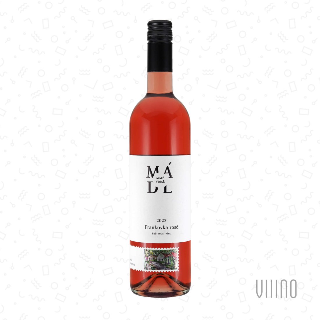 Frankovka Rosé 2023 kabinetní víno MÁDL suché š. 2301