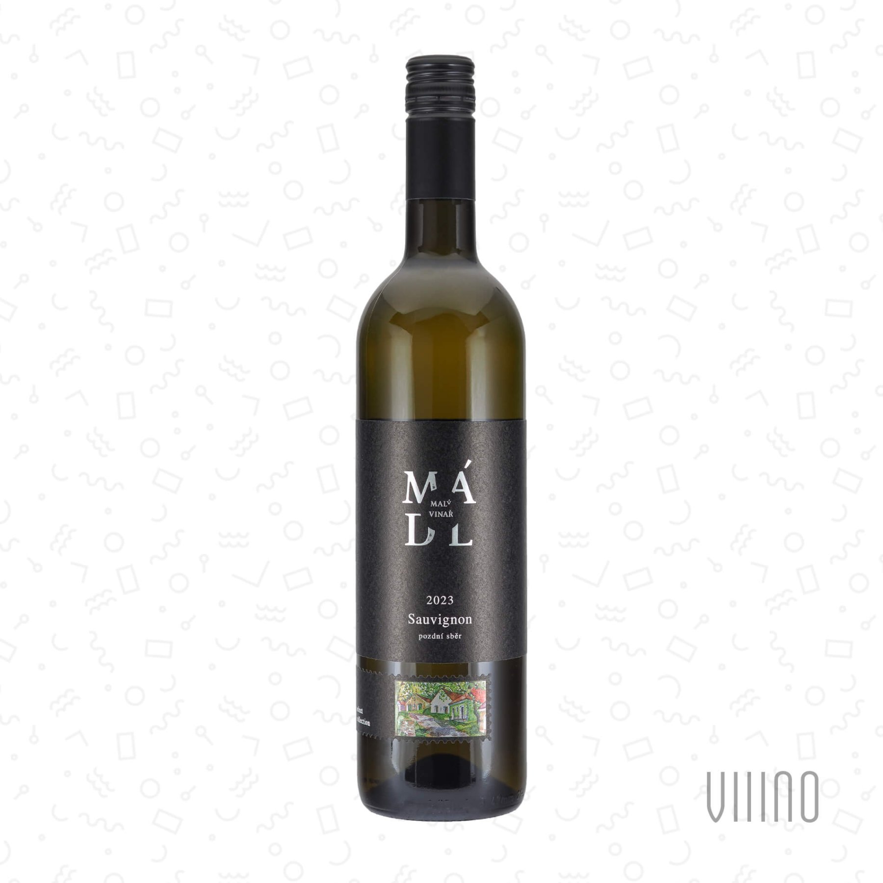 Sauvignon PŘEDNÍ HORA 2023 pozdní sběr MÁDL suché š. 2306