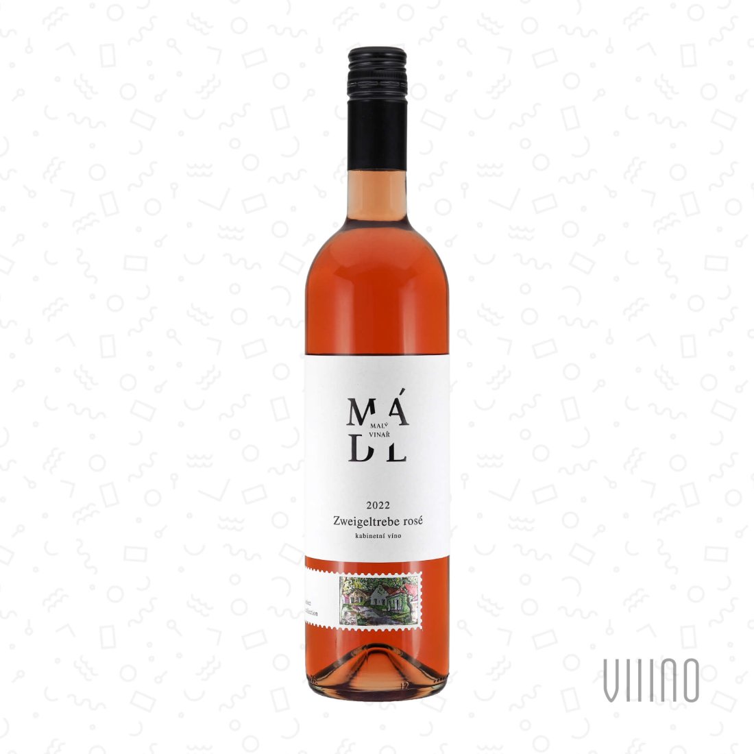 Zweigeltrebe Rosé 2022 kabinetní víno MÁDL polosladké š. 2208