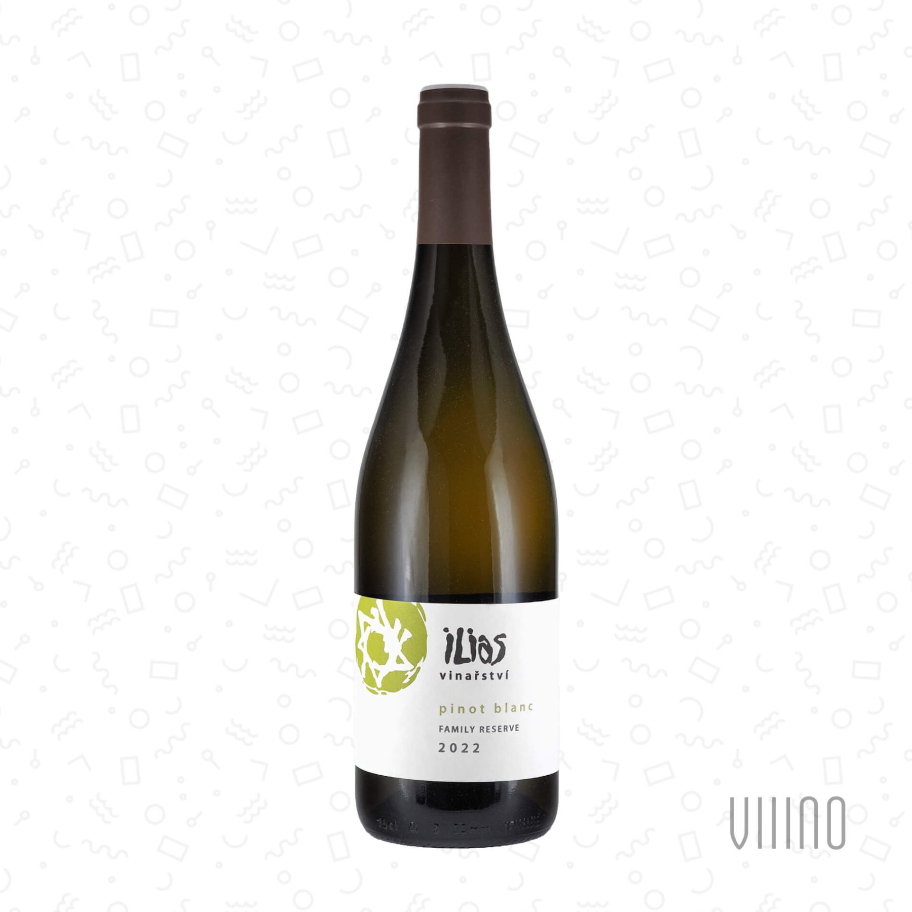 Pinot Blanc SLUNNÝ VRCH 2022 FAMILY RESERVE pozdní sběr VINAŘSTVÍ ILIAS suché š. 1622