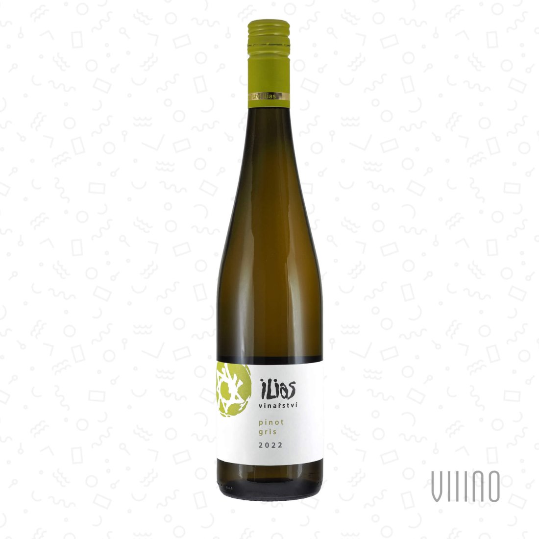 Pinot Gris II. POD PÁLAVOU 2022 pozdní sběr VINAŘSTVÍ ILIAS suché š. 1322