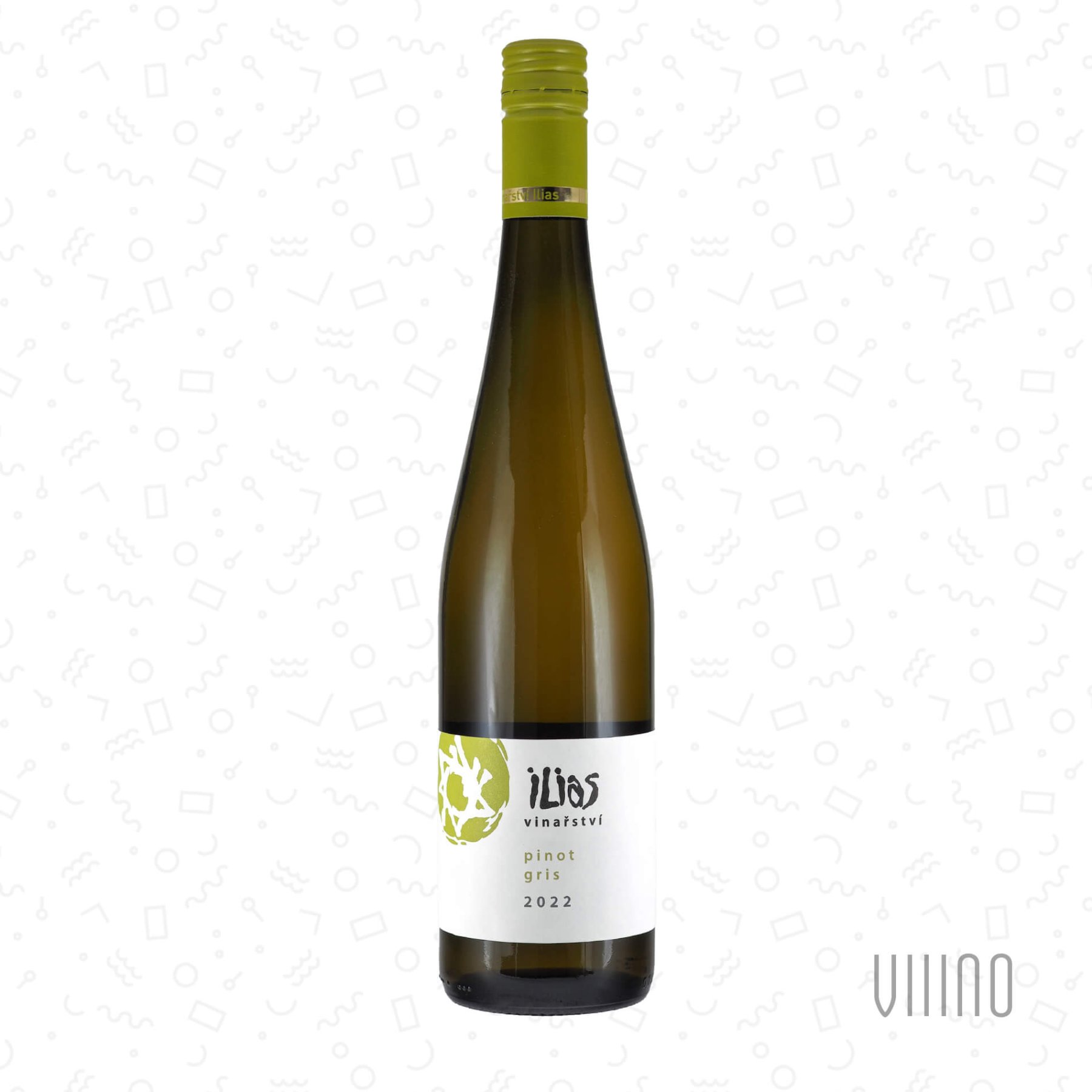Pinot Gris II. POD PÁLAVOU 2022 pozdní sběr VINAŘSTVÍ ILIAS suché š. 1322