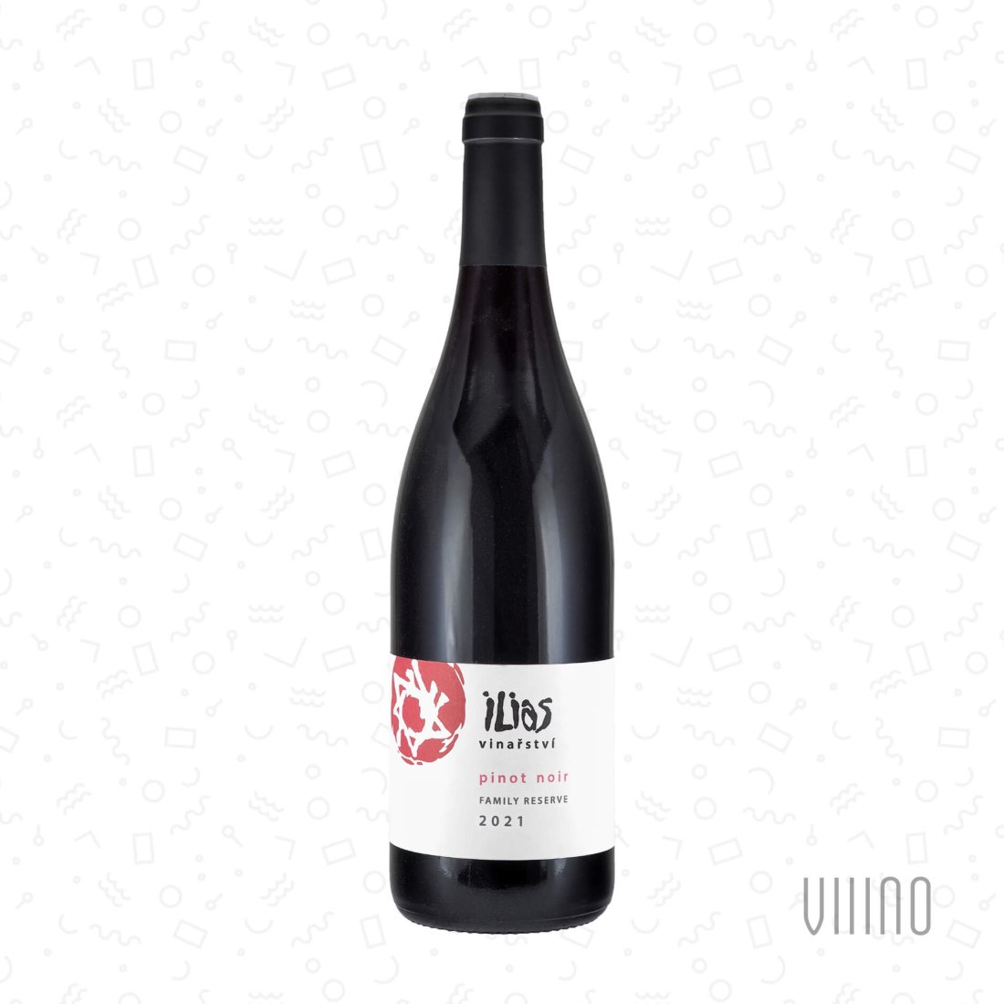 Pinot Noir SLUNNÝ VRCH 2021 FAMILY RESERVE pozdní sběr VINAŘSTVÍ ILIAS suché š. 0921