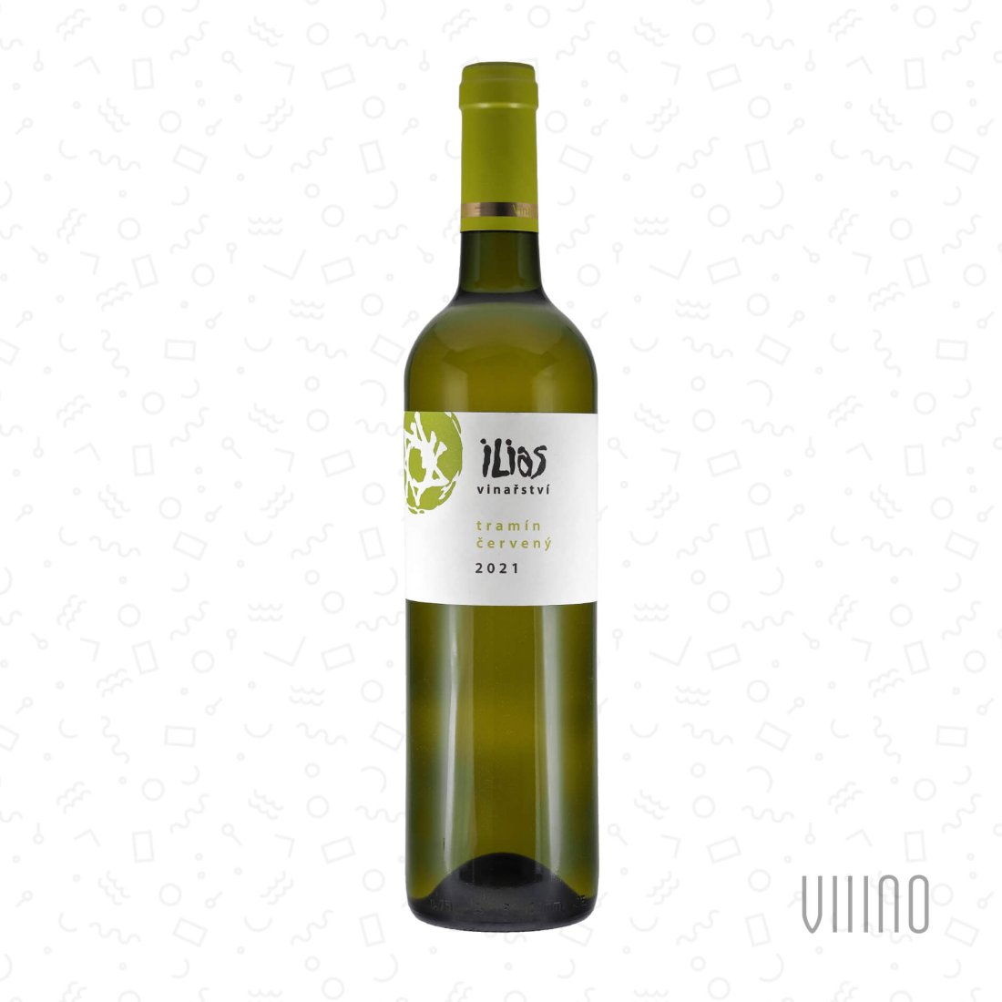 Tramín červený SLUNNÝ VRCH 2021 pozdní sběr VINAŘSTVÍ ILIAS suché š. 0421