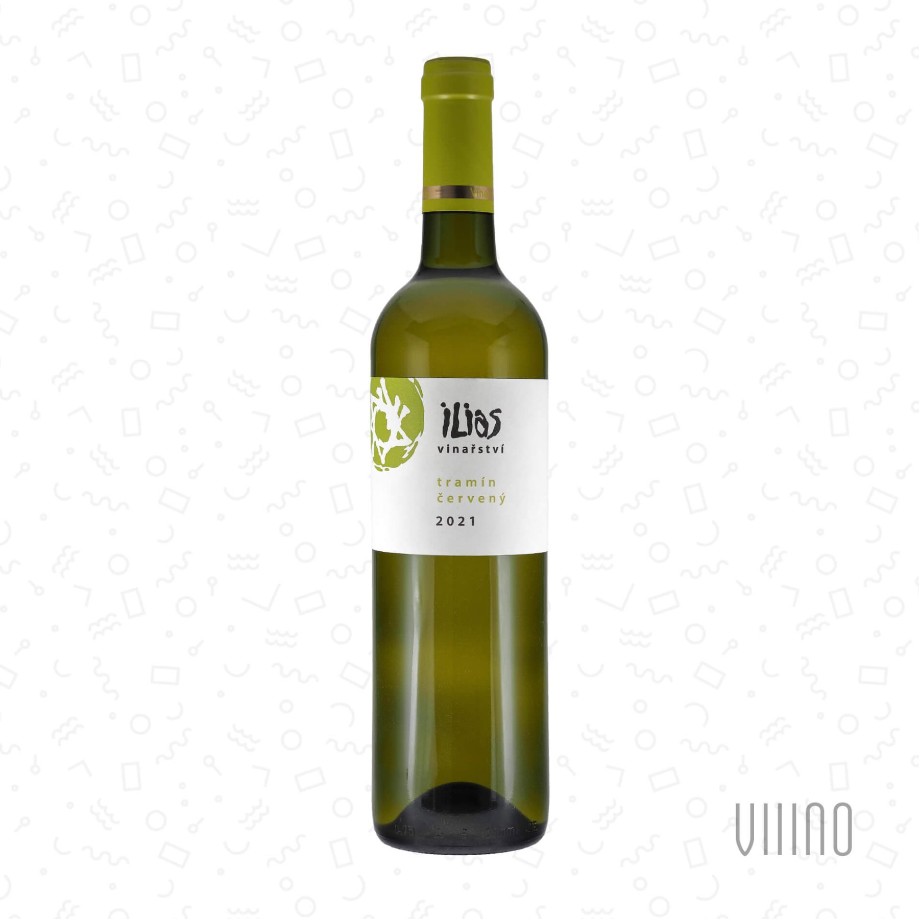 Tramín červený SLUNNÝ VRCH 2021 pozdní sběr VINAŘSTVÍ ILIAS suché š. 0421