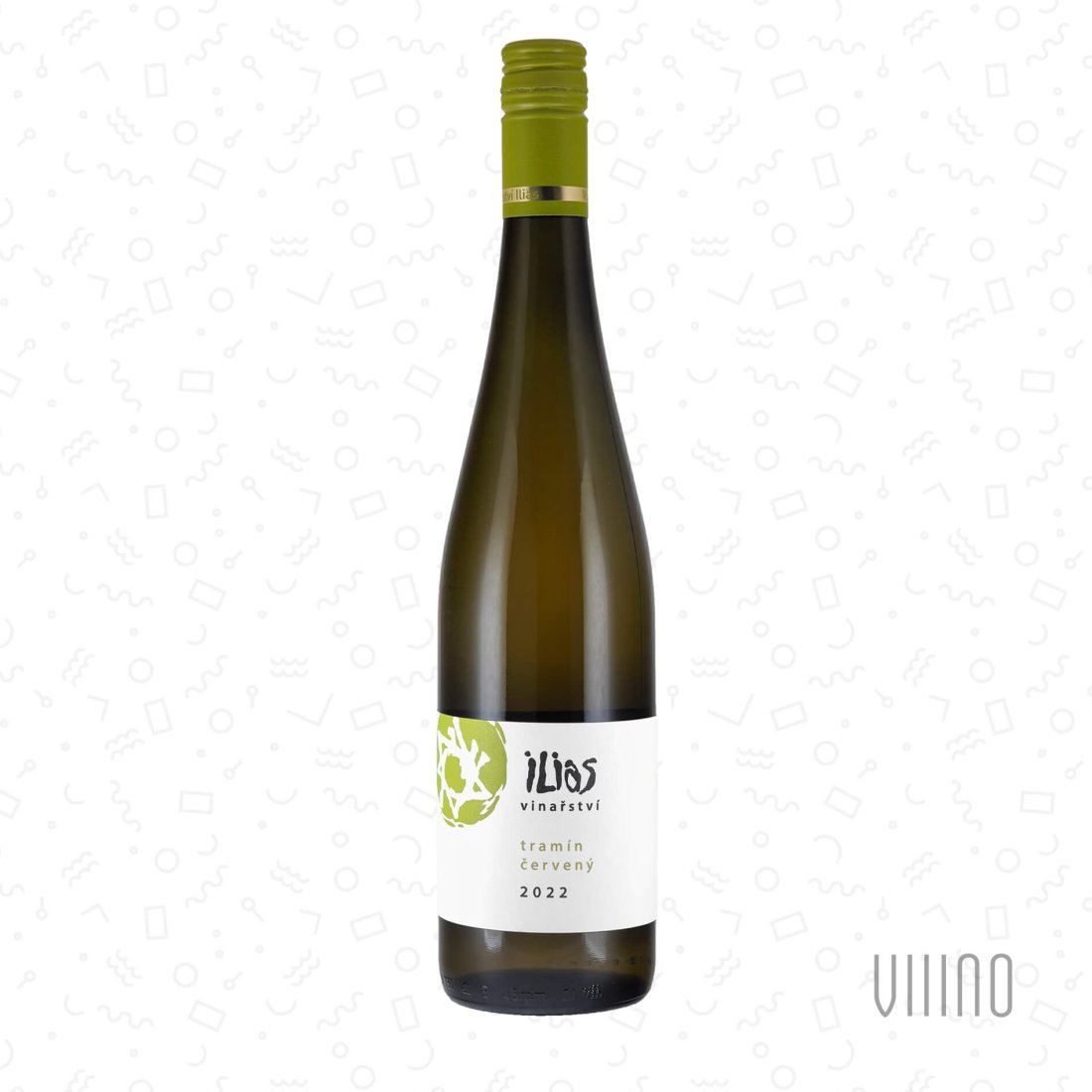 Tramín červený SLUNNÝ VRCH 2022 pozdní sběr VINAŘSTVÍ ILIAS suché š. 1422