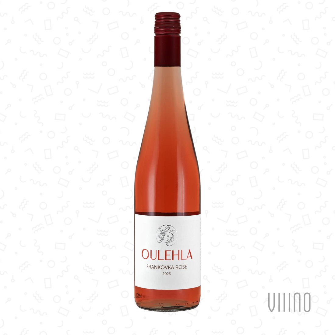 Frankovka Rosé 2023 moravské zemské víno VINAŘSTVÍ OULEHLA "Šibeniční hora" suché š. 2332