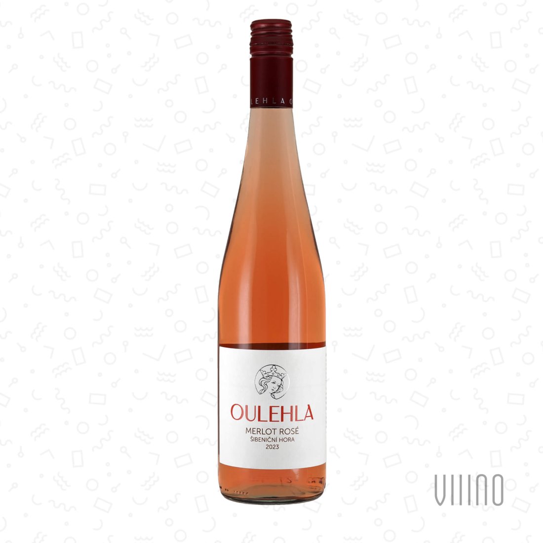 Merlot Rosé ŠIBENIČNÍ HORA 2023 pozdní sběr VINAŘSTVÍ OULEHLA polosuché š. 2335