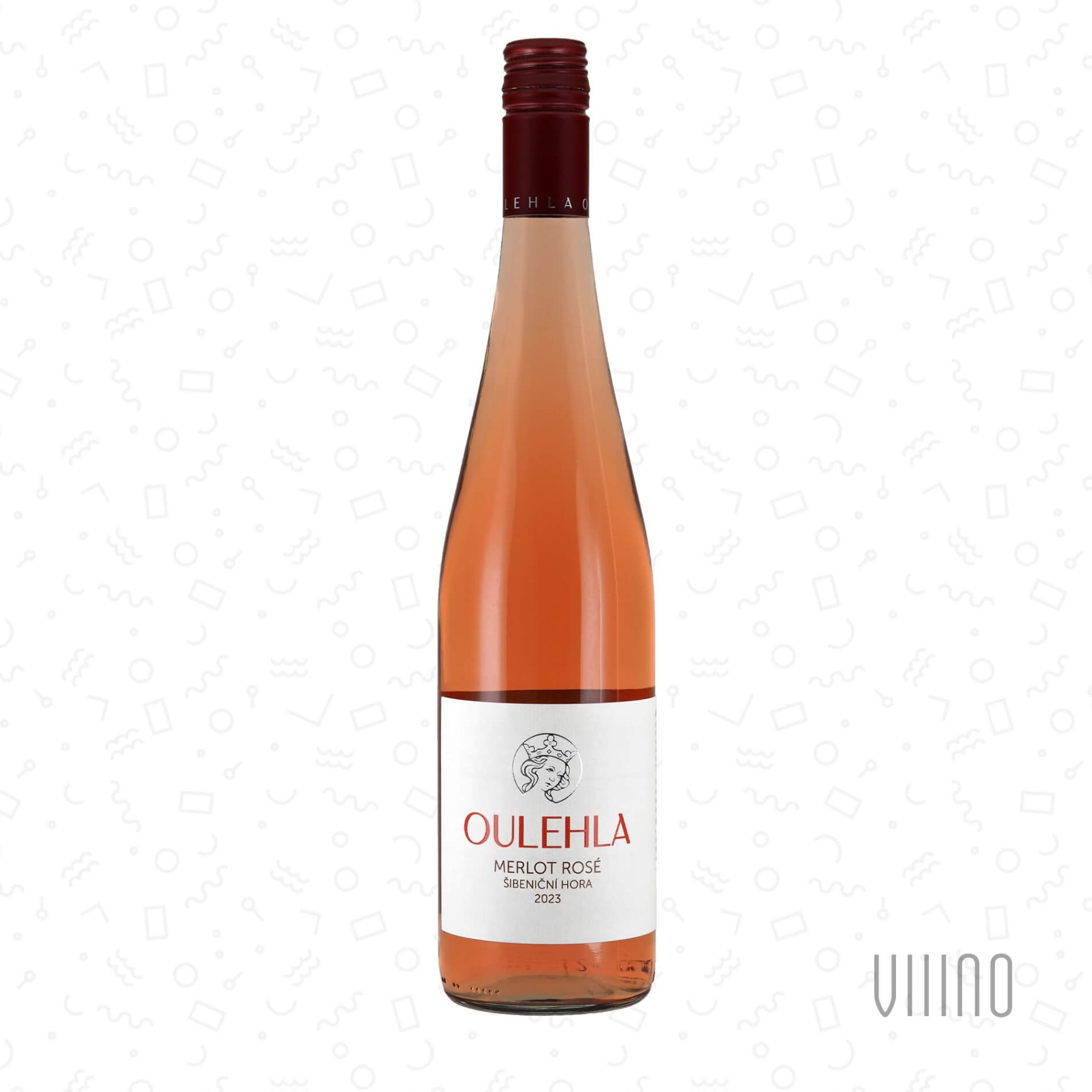 Merlot Rosé ŠIBENIČNÍ HORA 2023 pozdní sběr VINAŘSTVÍ OULEHLA polosuché š. 2335