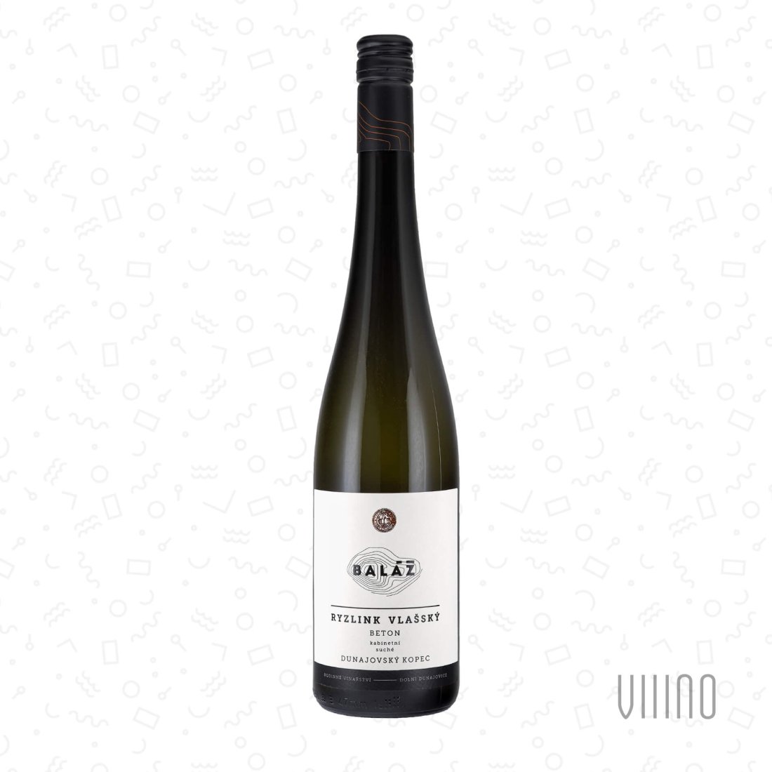 Ryzlink vlašský DUNAJOVSKÝ KOPEC beton 2021 kabinetní víno BALÁŽ suché š. 22-21