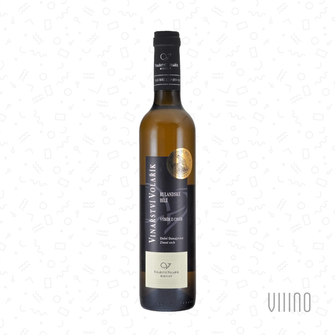 Rulandské bílé 2021 výběr z cibéb VOLAŘÍK "Zimní vrch" sladké š. 2142 0,5 L
