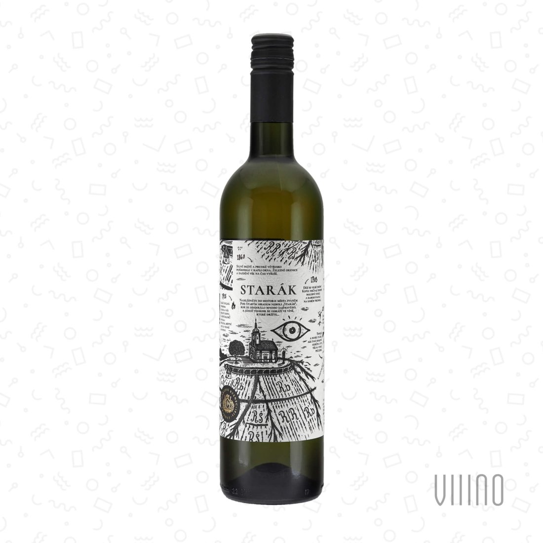STARÁK 2023 "Terroir Moravia" moravské zemské víno ZÁMECKÉ VINAŘSTVÍ BZENEC "Starý hrad" suché š. 3068