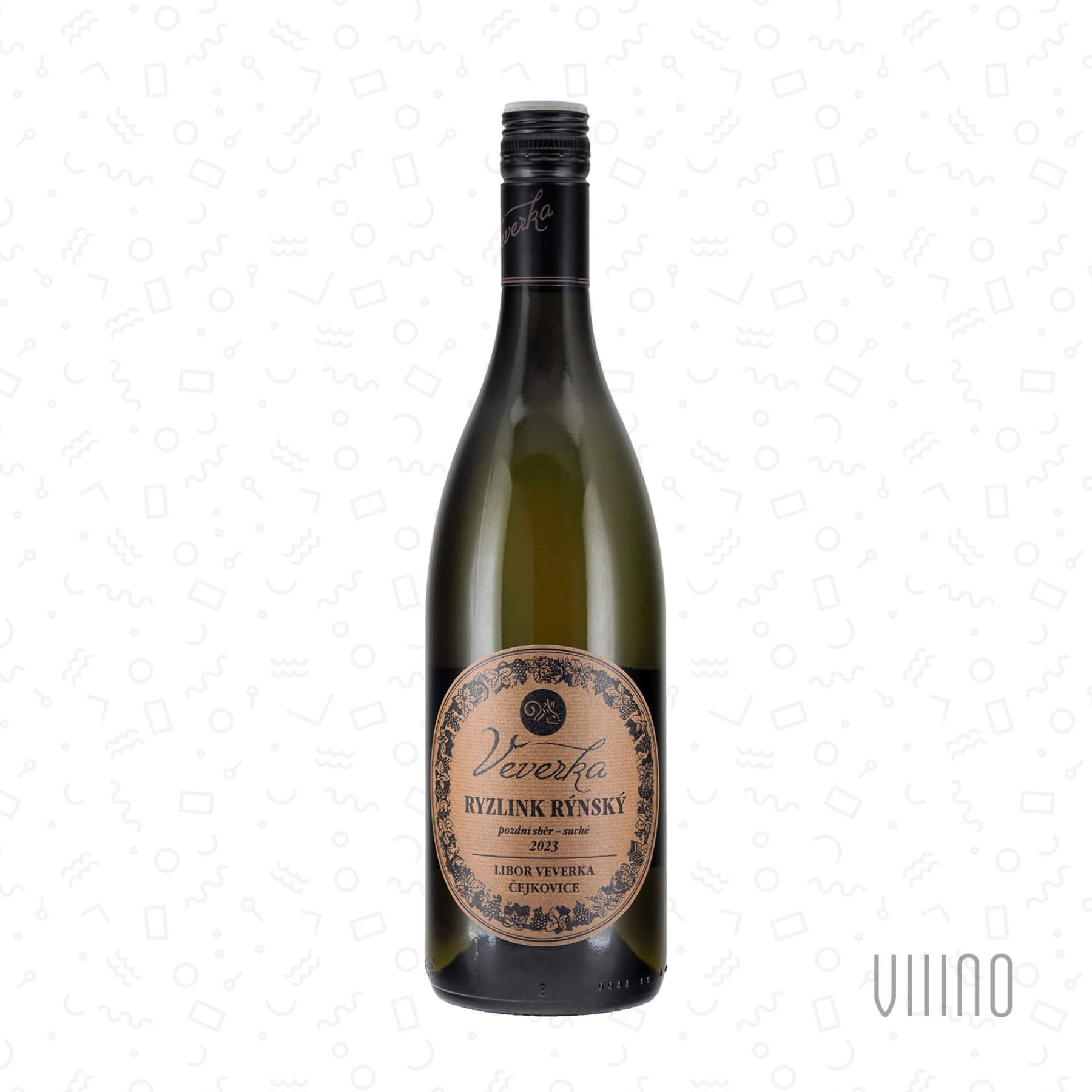 Ryzlink rýnský HELEZNÝ DÍL 2023 pozdní sběr LIBOR VEVERKA suché š. 09/2023