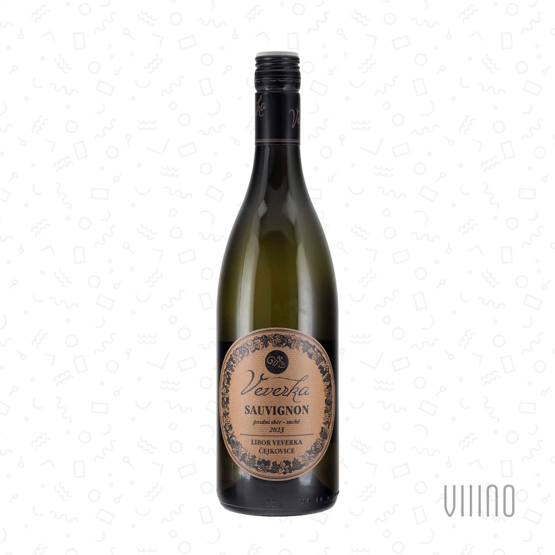 Sauvignon ŠATRAPKY 2023 pozdní sběr LIBOR VEVERKA suché š. 07/2023