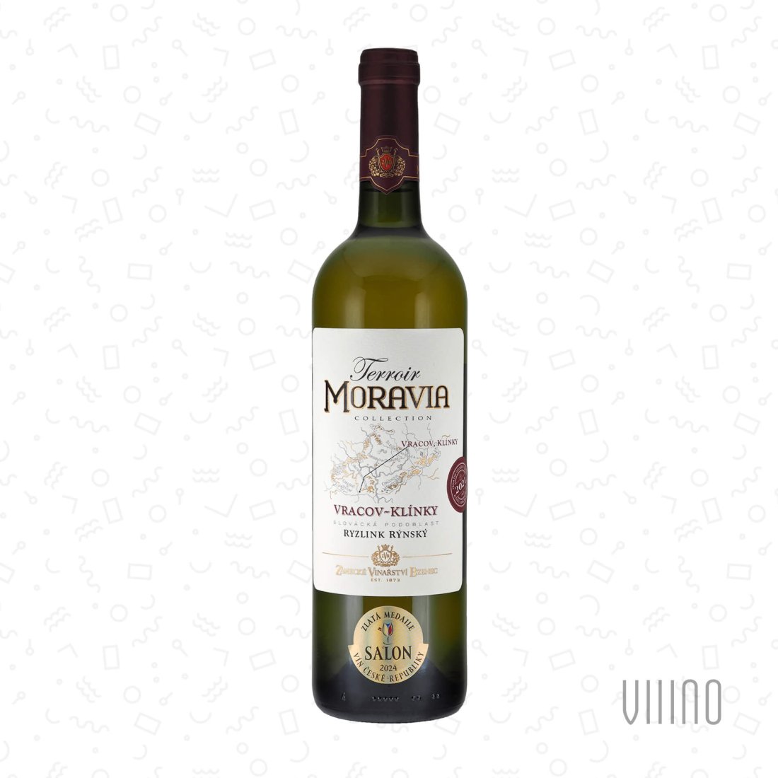 Ryzlink rýnský KLÍNKY 2021 "Terroir Moravia" pozdní sběr ZÁMECKÉ VINAŘSTVÍ BZENEC suché š. 1575