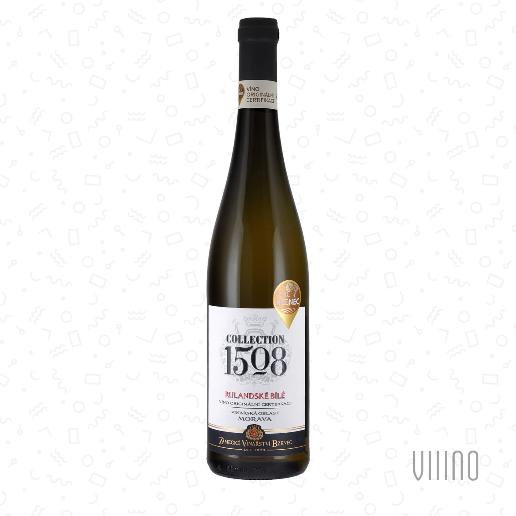 Rulandské bílé 2022 "Collection 1508" VOC Bzenec ZÁMECKÉ VINAŘSTVÍ BZENEC "Klínky" suché š. 2918