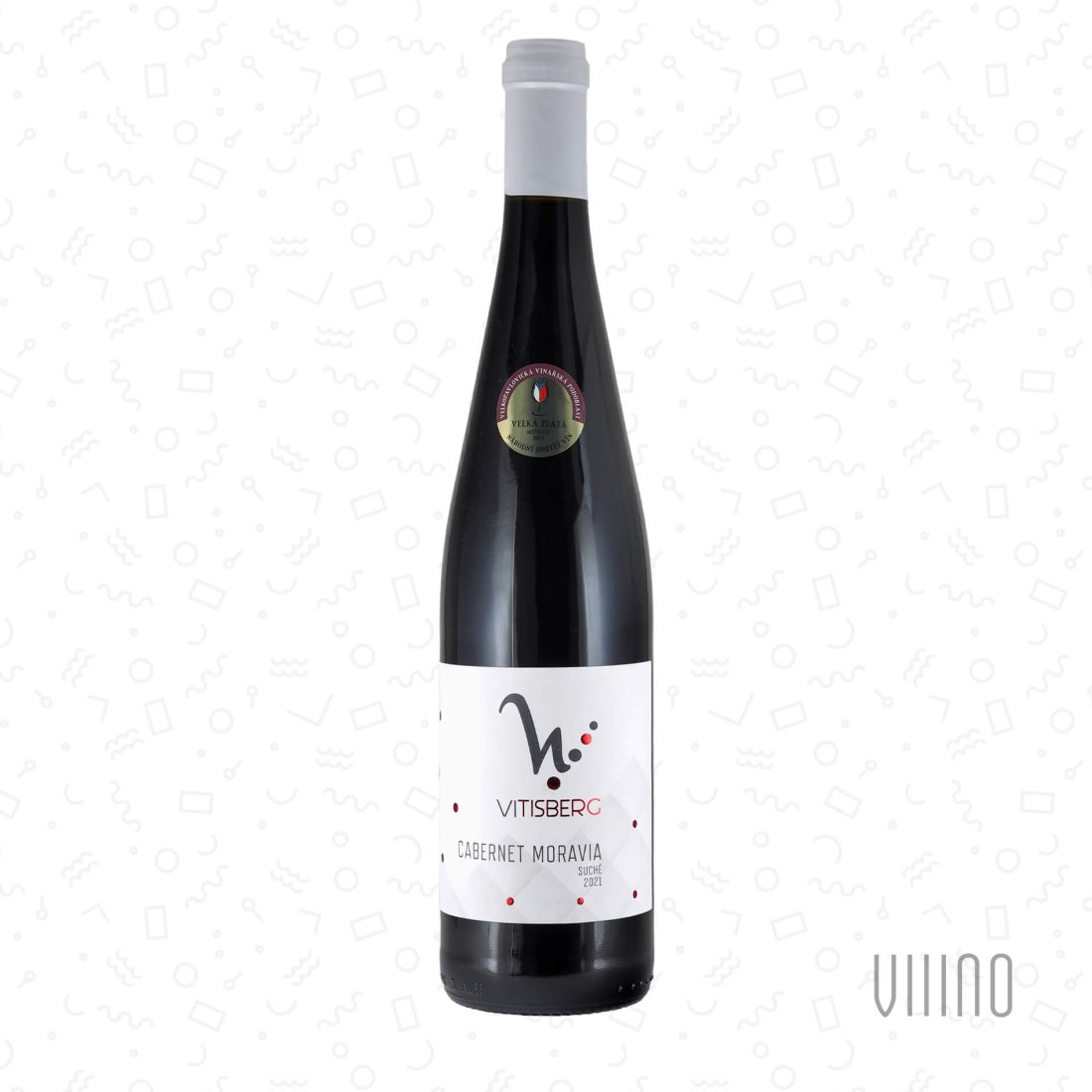 Cabernet Moravia 2021 moravské zemské víno VITISBERG "Odměry" suché š. 2134