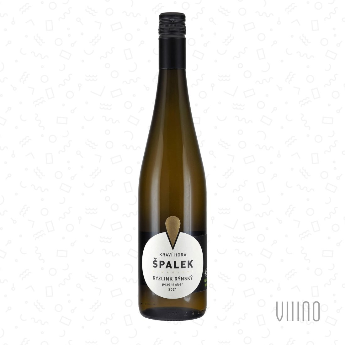 Ryzlink rýnský 2021 pozdní sběr ŠPALEK "Kraví hora" polosuché š. 321