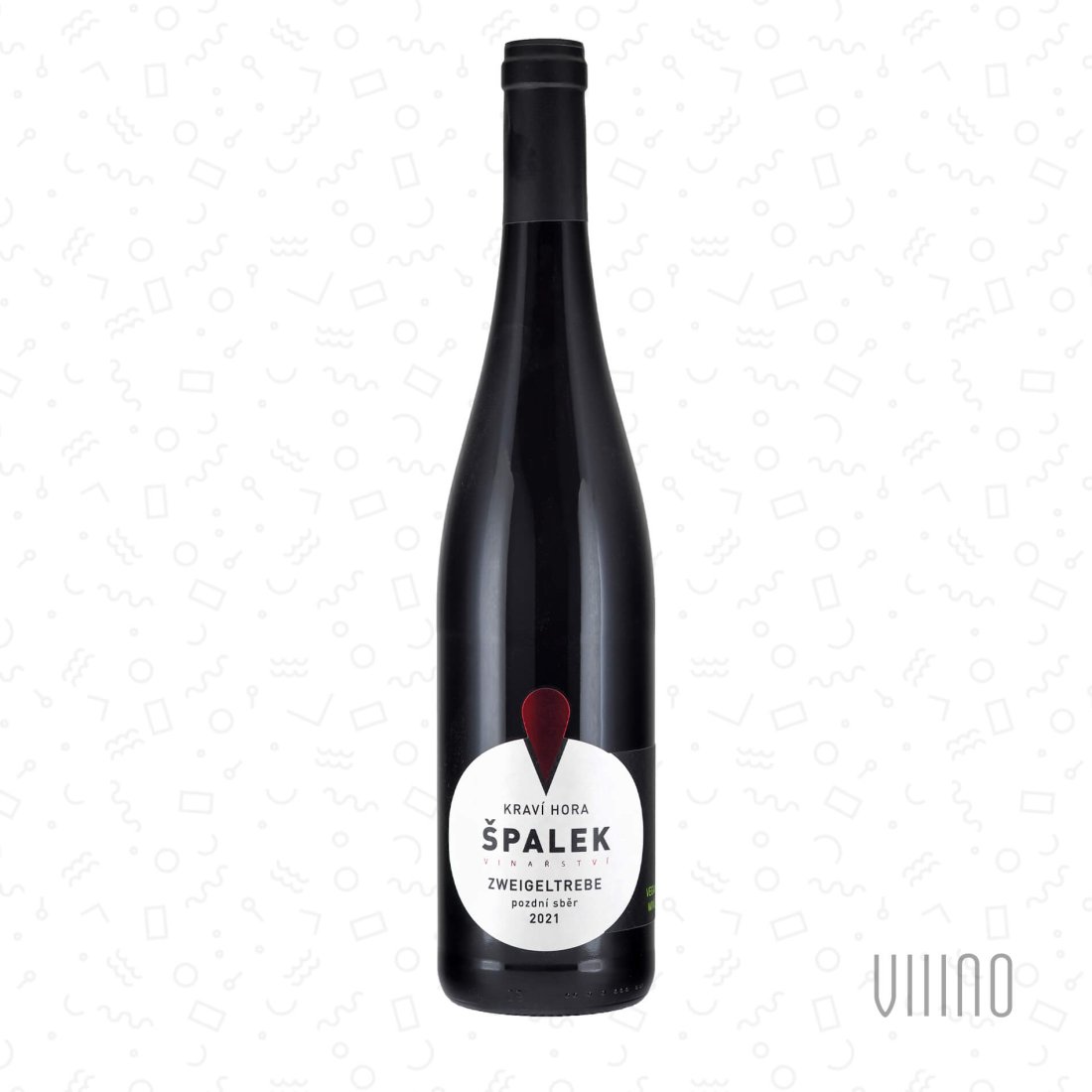 Zweigeltrebe 2021 pozdní sběr ŠPALEK "Kraví hora" suché š. 921