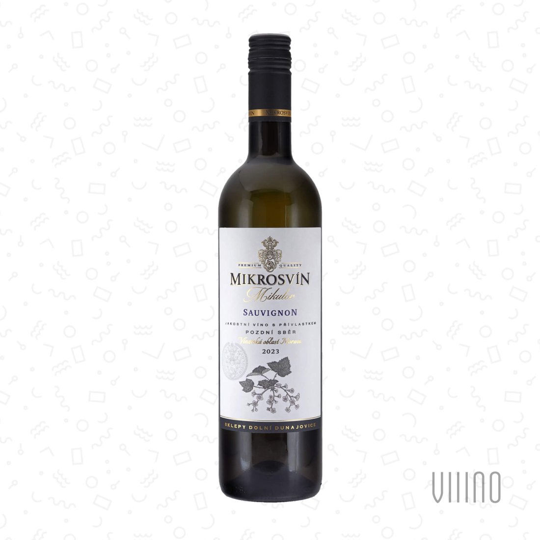 Sauvignon 2023 "Flower line" pozdní sběr MIKROSVÍN "Za cihelnou" suché š. 303