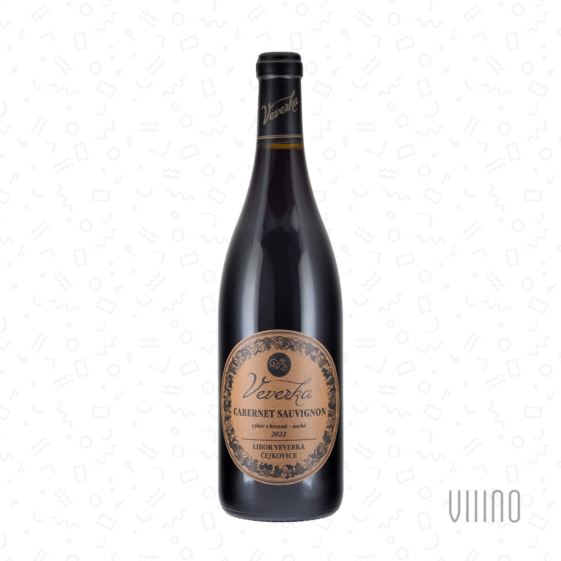 Cabernet Sauvignon NOVOSÁDY 2022 výběr z hroznů LIBOR VEVERKA suché š. 12/2022