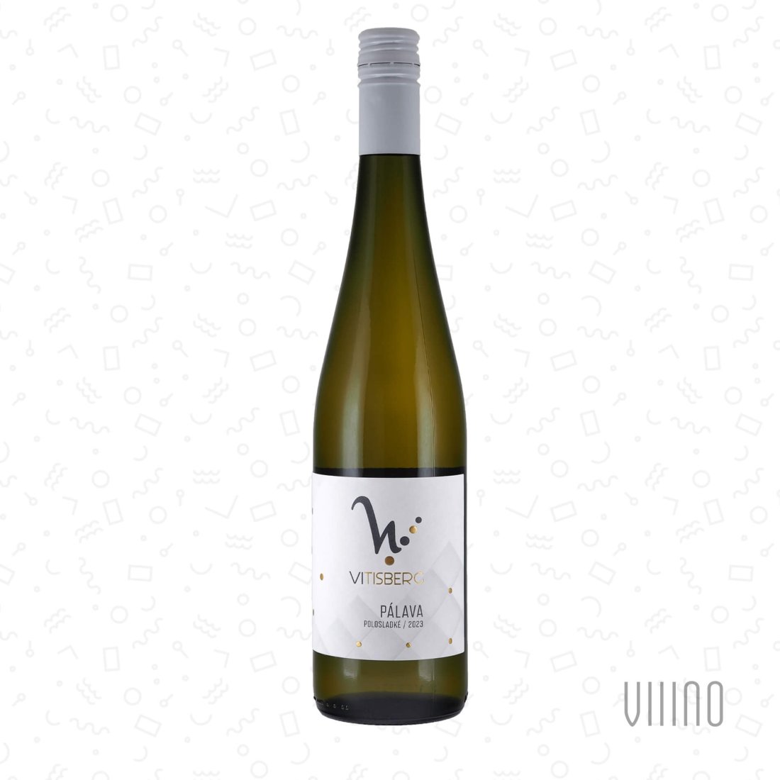 Pálava 2023 výběr z hroznů VITISBERG "Nové hory" polosladké š. 2318