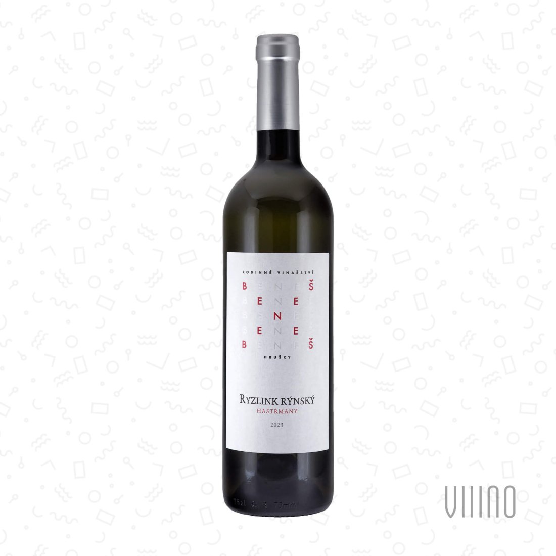 Ryzlink rýnský HASTRMANY 2023 pozdní sběr BENEŠ suché š. 15/23