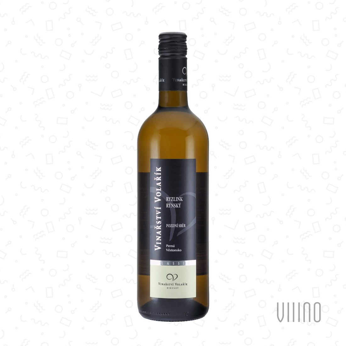 Ryzlink rýnský 2023 pozdní sběr VOLAŘÍK "Věstonsko" suché š. 2329