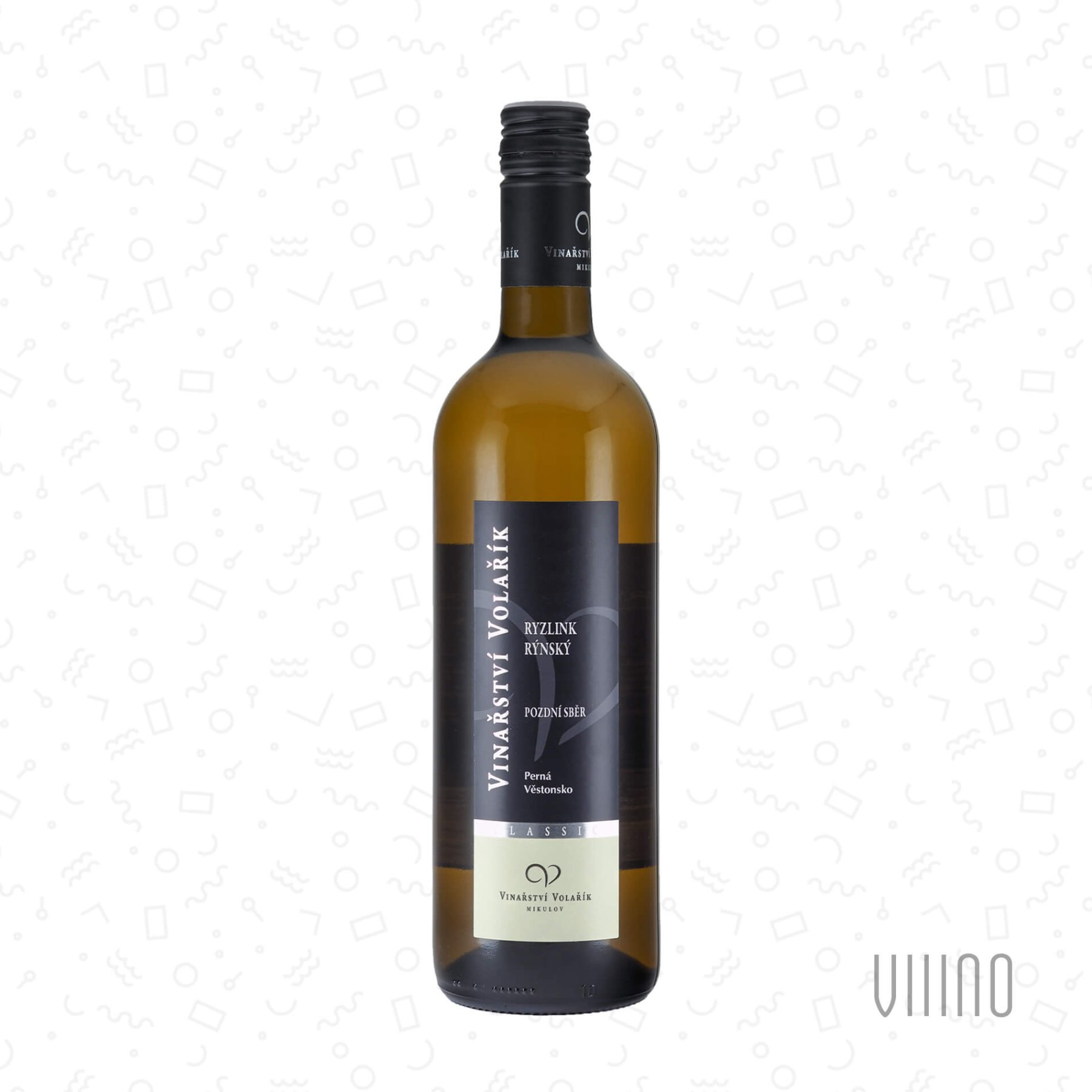 Ryzlink rýnský 2023 pozdní sběr VOLAŘÍK "Věstonsko" suché š. 2329