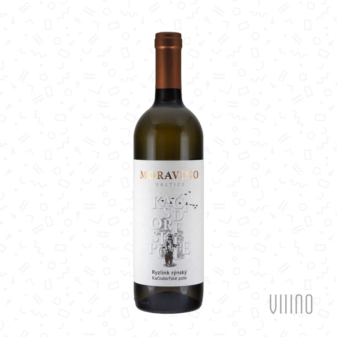 Ryzlink rýnský 2022 VOC Valtice MORAVÍNO "Kačisdorfské pole" suché š. 976