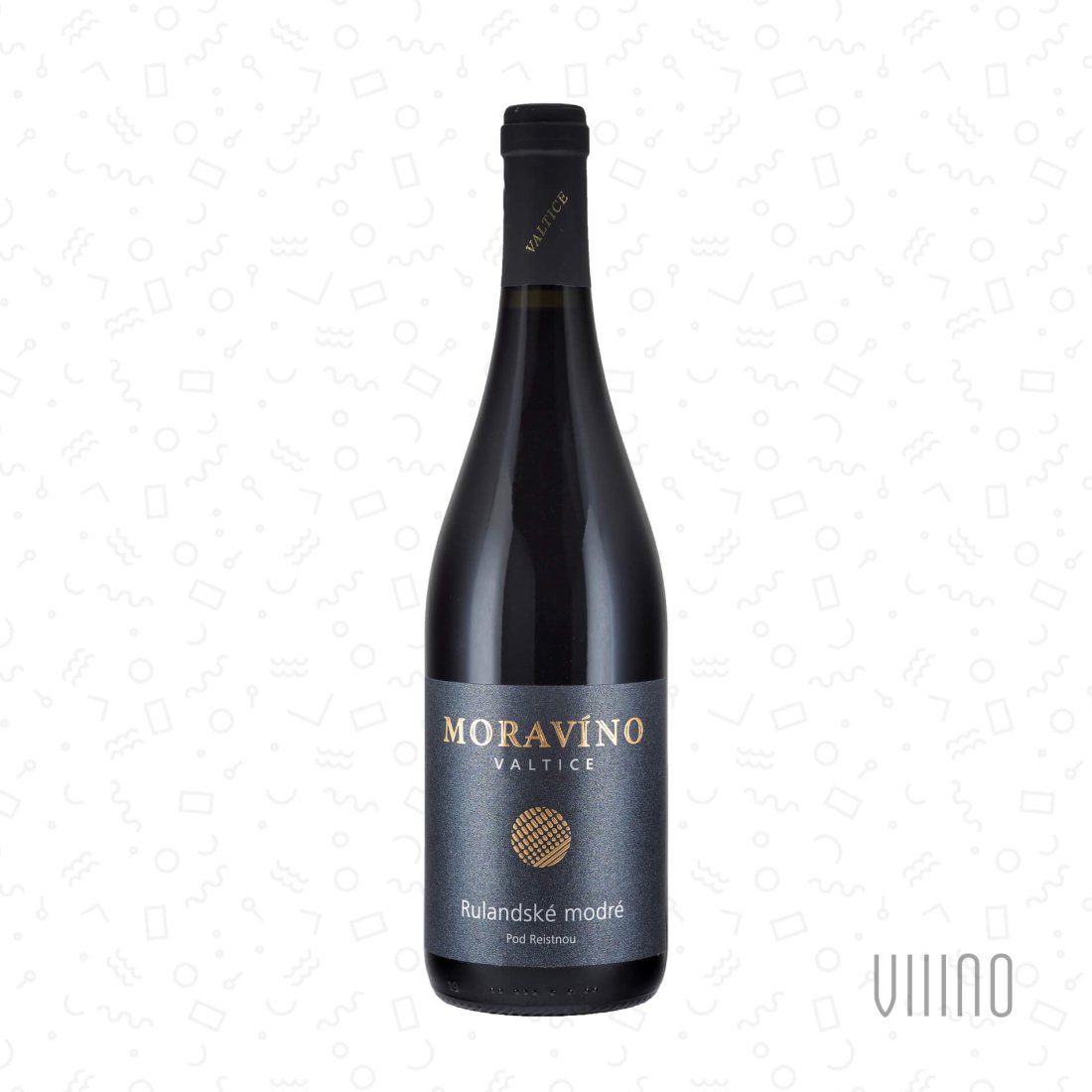 Rulandské modré POD REISTNOU 2021 "Burgunder" výběr z hroznů MORAVÍNO suché š. 955