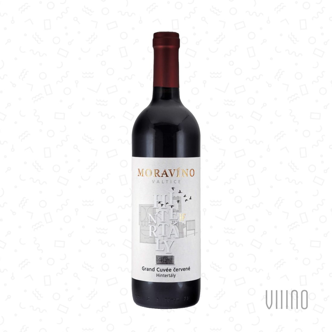 Grand Cuvée červené Frankovka & Cabernet Sauvignon 2022 pozdní sběr MORAVÍNO "Hintertály, Kačisdorfské pole" suché š. 1