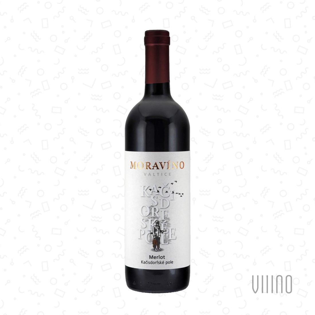 Merlot 2022 pozdní sběr MORAVÍNO "Kačisdorfské pole" suché š. 994